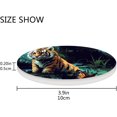 thumbnail image 4 of Little Tiger Forest Coasters Absorbent Moisture Non-Slip Drink Coaster Ceramic Stone with Cork Base Desktop Protection, 2PCS, 4 of 6