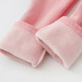 thumbnail image 6 of KAWELL Girl's Fleece Lined Leggings Warm Winter Trousers Cotton Solid, 6 of 8