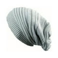 thumbnail image 5 of Striped Knitted Elastic Beanie Soft Loose Skull Cap Breathable Head Scarf Turban Chemo Hats For Women, 5 of 5
