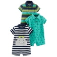 thumbnail image 1 of Romper Simple Joys by Carter's, paquete de 3 bebés de 24 meses, 1 of 1