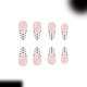 thumbnail image 4 of Uñas Postizas YUEJIMEIGUI con Punta Francesa de Lunares 24 Piezas, 4 of 7