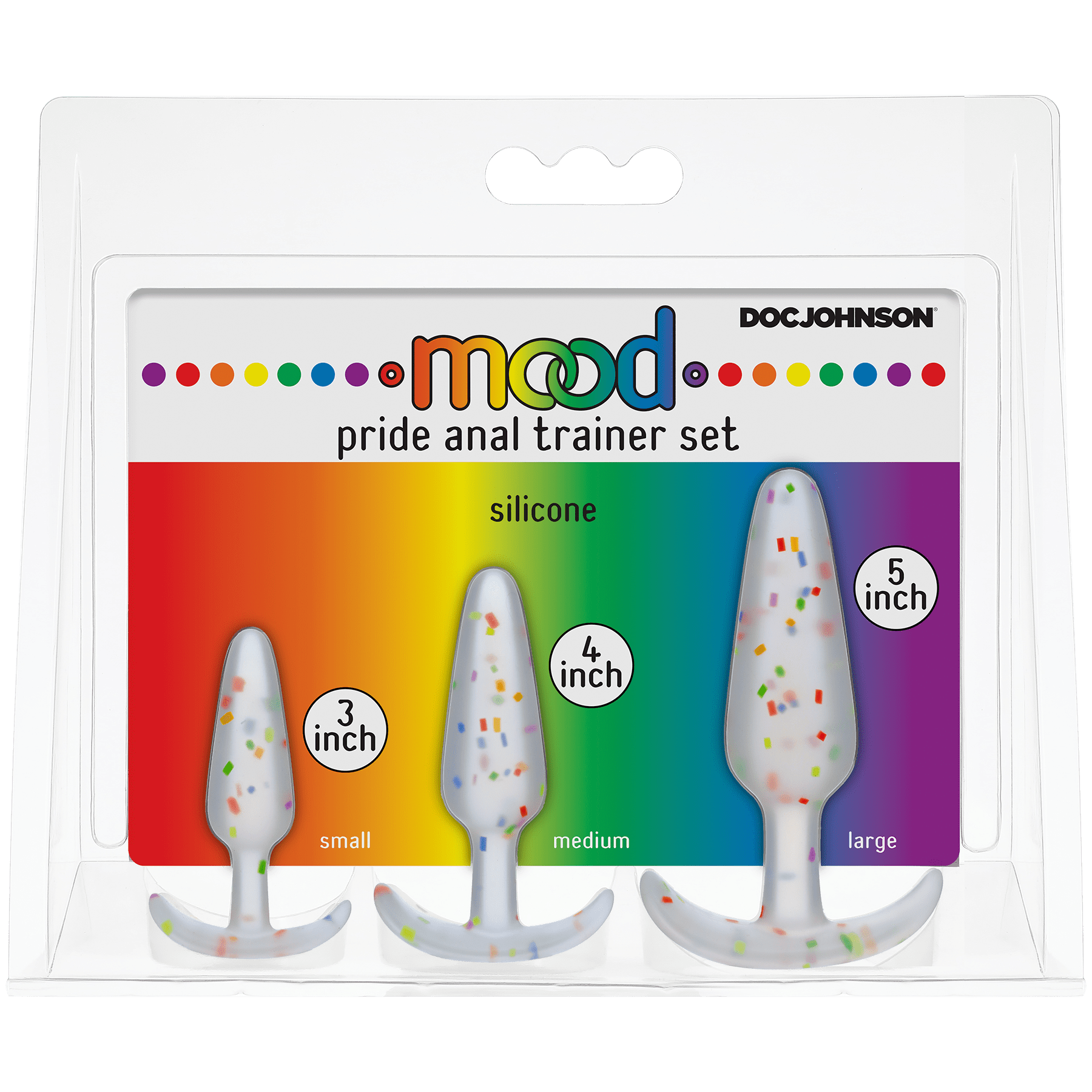Mood Pride Anal Trainer Set - Multi Colored Set of 3 - Walmart.com