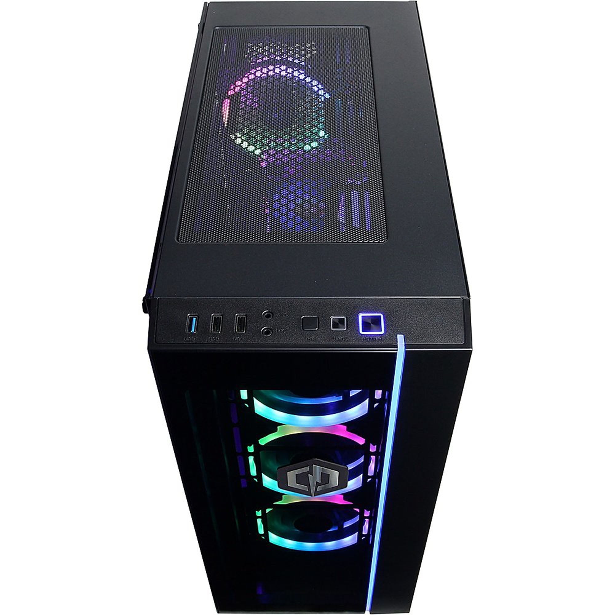 CyberPowerPC - Gamer Master Gaming Desktop - AMD Ryzen 3 4100 - 8GB Memory  - NVIDIA GeForce GTX 1650 - 500GB SSD - Black PC Computer 