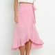 thumbnail image 1 of Falda Casual Falda Casual Falda Midi Irregular Falda Maxi Asimétrica para Mujer (Rosa M) Cgtredaw Para estrenar, 1 of 1