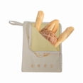 thumbnail image 1 of Bolsa de pan reutilizable forrada de cera de abeja XL 13"x17" | Mantiene la masa madre, la baguette y la bola frescas hasta 48+ horas | Almacenamiento de pan de lino lavable | Solución sostenible de, 1 of 3