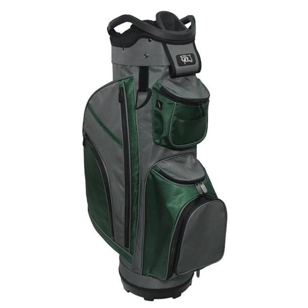 RJ Sports RJ0934 RJ 19 Deluxe Cart Golf Bags Charcoal & Hunter 12 x