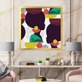 thumbnail image 3 of Designart 'Ethnic Geometric Silhouette of African American III' Modern Framed Art Print, 3 of 4