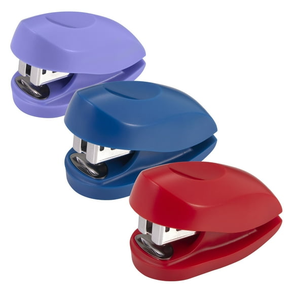 Swingline Tot Mini Stapler Built-in Staple Remover 12 Sheets Assorted Colors -
