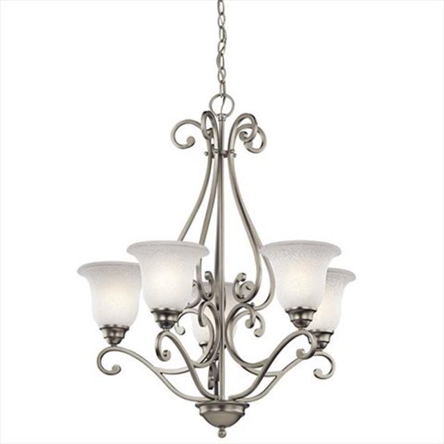Kichler Camerena 5 Lustre Léger en Nickel Brossé