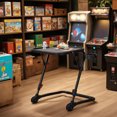 thumbnail image 1 of Homy Casa Adjustable TV Tray with Cup Holder, Foldable Design for Convenient Storage, 1 of 11
