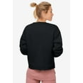 thumbnail image 2 of ellos Women's Plus Size Boxy Fleece Sweatshirt, 2 of 3