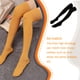 thumbnail image 4 of Qarigey 1 par de calcetines altos hasta el muslo de invierno estilo Simple sobre la rodilla calcetín largo botas accesorios de mujer Medias Negro, 4 of 6