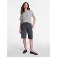 thumbnail image 3 of Time and Tru Women's Barrel Bermuda Shorts, Sizes 0-20, 3 of 6