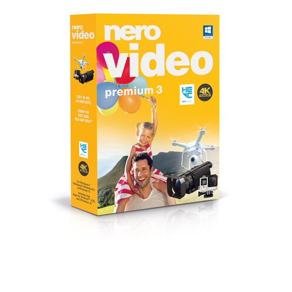 Editor de video Nero Premium 3 licencia vitalicia 1 PC Windows