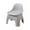 Gray, variant on PPgejGEK 13.7x12.5x9.84 Inch Gray Children Backrest Chair, Small Stool for Living Room