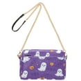 thumbnail image 2 of FORMRS Women Crossbody Purse with Chain Strap Vegan Leather Shoulder Handbag, Halloween Purple Ghosts, 2 of 7