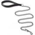 thumbnail image 1 of Metal Dog Chain With Padded Handle Chew Resistant Dog Chain, 1 of 5