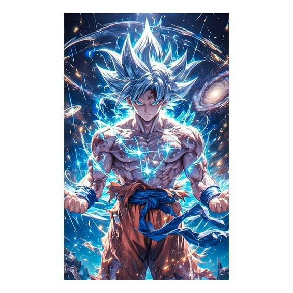 5D DIY Dragon Ball Diamond Painting Kit, Round Acrylic Diamond Artwork for Home Decoration, or Gift.