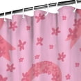 thumbnail image 3 of Pink Breast Cancer Ribbon Floral Pattern Shower Curtain 72"x84" ,Bathroom Decorative Shower Curtains Set with 12 Hooks,Modern Waterproof Washable Shower Curtain, 3 of 6