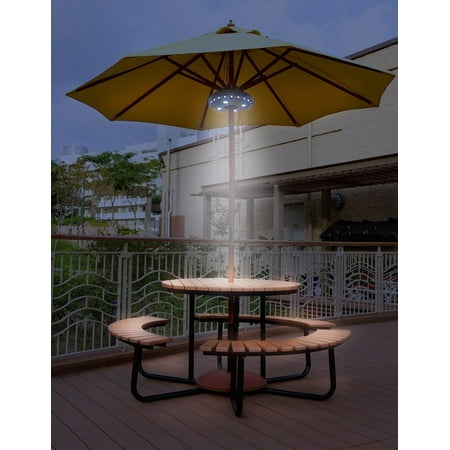 Patio Umbrella Light - UFO 360 Patio Umbrella Light With 28 LED Ring