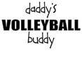thumbnail image 2 of CafePress - Daddys Volleyball Buddy Baby Body Suit - Baby Light Bodysuit, Size Newborn - 24 Months, 2 of 4