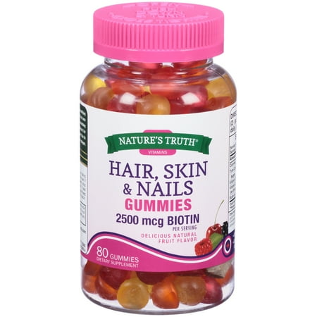 nails skin hair biotin nature gummies truth bottle ct dietary supplement gummy vitamins vitafusion gorgeous
