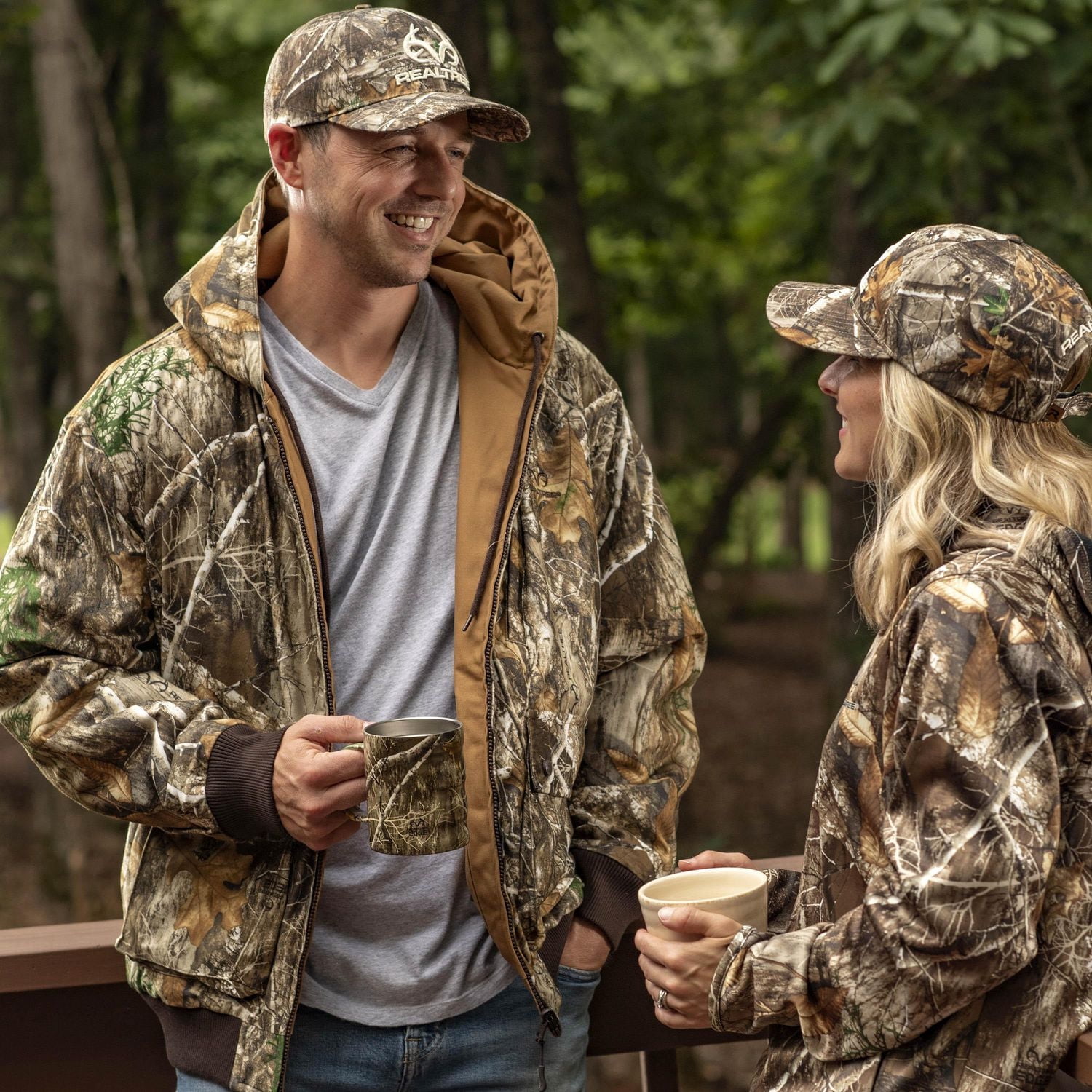 Veste réversible de travail à la chasse pour hommes de Realtree Edge