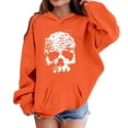 thumbnail image 2 of XUANTAOO Kids Boy Girl Halloween Outfit Spooky Ghost Print Long Sleeves Hoodie Pullover Fall Winter Sweatshirt 7-8 Years Boys Girl Clothes, 2 of 5