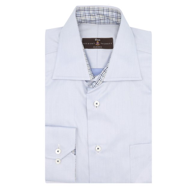 Robert Talbott Chemise Habillée Coupe Classique pour Hommes - 15.5 (L)