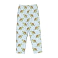 thumbnail image 4 of Goofa Cartoon Sea Turtle Printed Soft Pajama Pants for Women, Wide Leg Comfy Casual Lounge Yoga Pants-XX-Large, 4 of 9