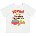thumbnail image 3 of Inktastic Golden Retriever Loved by a Boys or Girls Toddler T-Shirt, 3 of 5