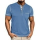 thumbnail image 2 of Tops para hombre, blusas y camisas de manga corta con cuello redondo para hombre, blusas casuales de moda para hombre, blusas de manga corta con cuello redondo de color liso, blusa de poliéster para h, 2 of 7