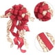 thumbnail image 3 of Adorno para árbol de Navidad con lazo grande de arpillera a cuadros rojos para interior o exterior, 3 of 5