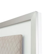 Michael Amini Marquee Modern Eastern King Panel Bed in Cloud White
