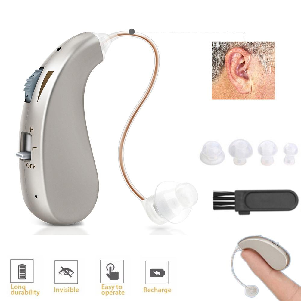 Hearing Aids for Ear, Mini Invisible Rechargeable Hearing Amplifier to