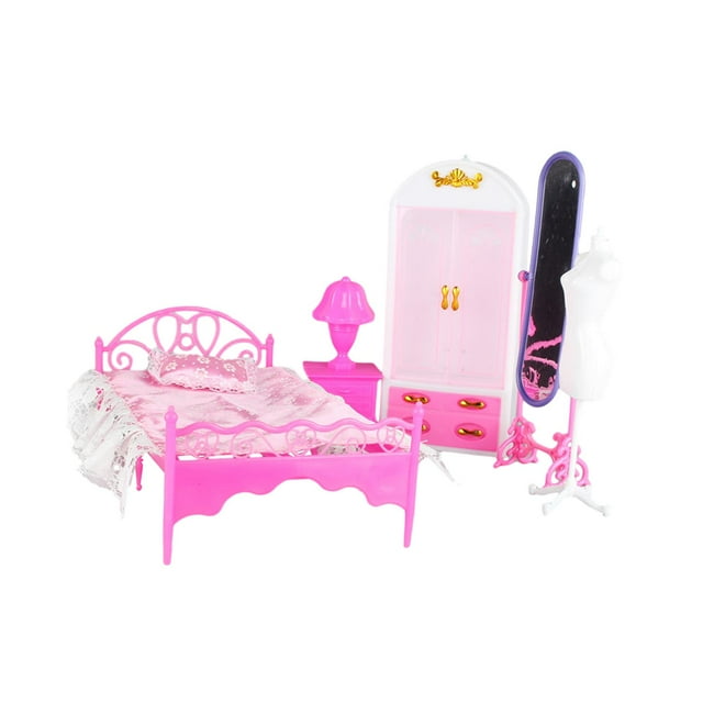 5Pcs 1:6 Scale Doll Furniture Accessories Mini Model Scenery Supplies Dollhouse