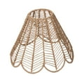thumbnail image 4 of Pantalla de lámpara colgante, cubierta de araña, cuerda de papel, pantalla de ratán de imitación Bohemia, pantalla para dormitorio, comedor,, 4 of 8