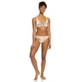 thumbnail image 4 of Roxy Women's Standard Beach Classics Bralette Bikini Top, Bright White Subtly Salty Flat 231, S, 4 of 4
