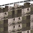thumbnail image 3 of Multicolor Bigfoot and Camping Pattern Shower Curtain 72"x72" ,Bathroom Decorative Shower Curtains Set with 12 Hooks,Modern Waterproof Washable Shower Curtain, 3 of 6