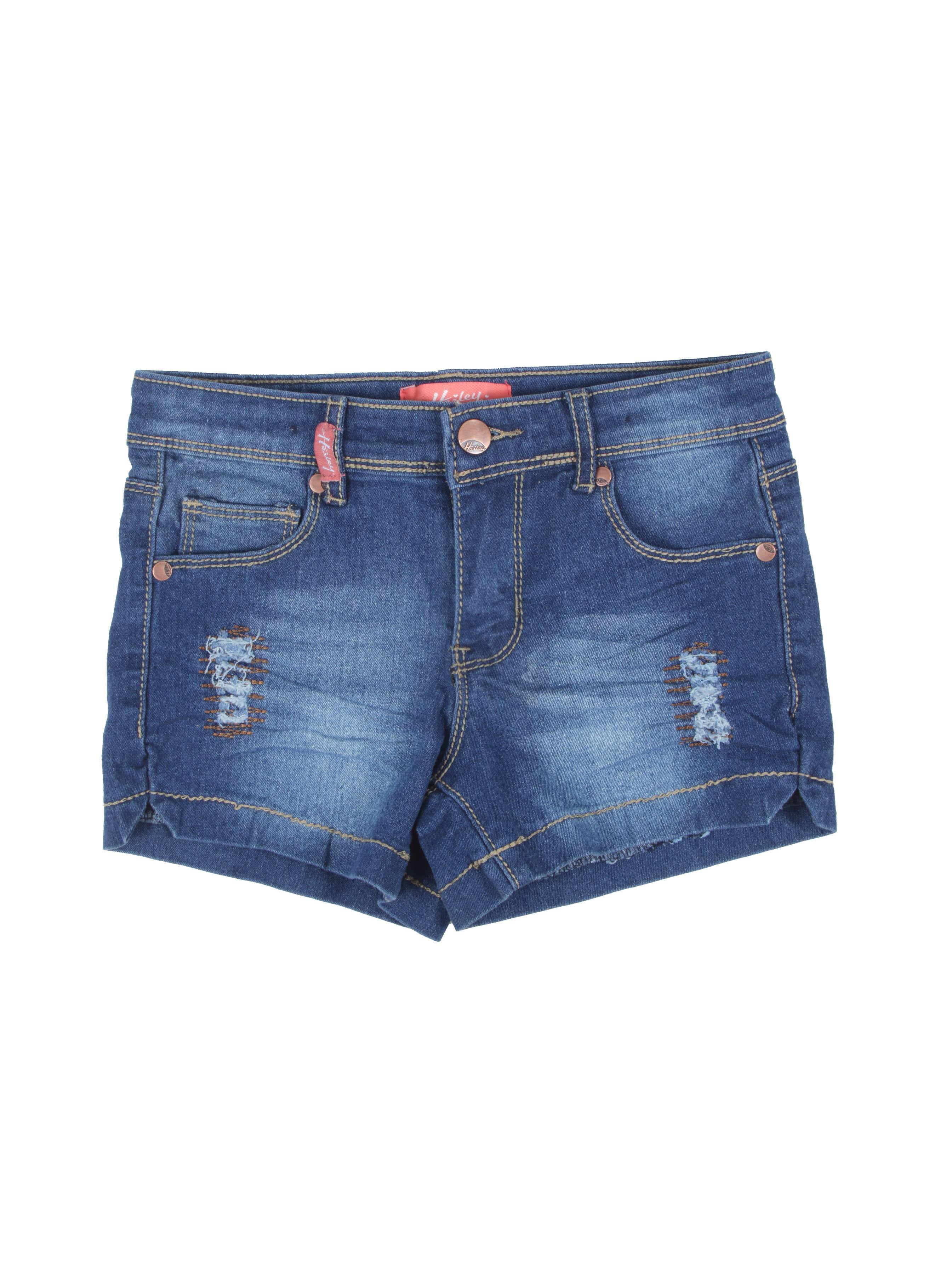 Fashion2love - Girls’ Stretch 5 Pockets Rip and Repair Premium Shorts ...