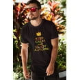 thumbnail image 2 of Old Glory Mens Keep Calm Enjoy Autumn Fall Short Sleeve Graphic T Shirt, 2 of 6