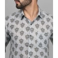 thumbnail image 5 of Premium Trendy Exclusive Men's Printed Full Sleeve Casual Linen Shirt, 5 of 6