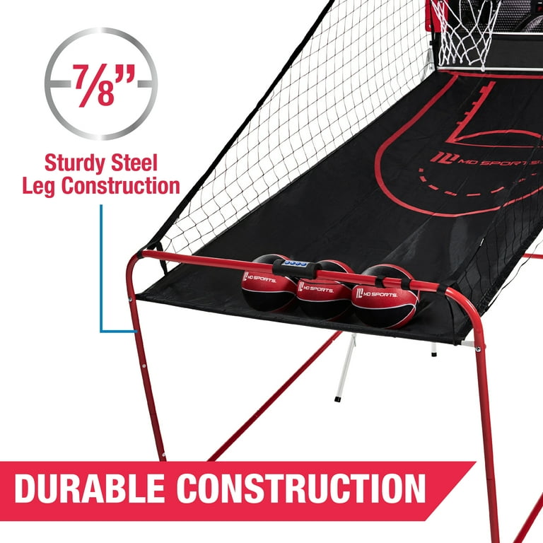 Best Shot Indoor Arcade Basketball Game, Foldable 2 Player Dual