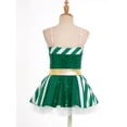 thumbnail image 4 of Aislor Kids Girls Christmas Ballet Dance Figure Ice Skating Tutu Dress Princess Xmas Fancy Party Green 10, 4 of 7