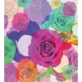 thumbnail image 3 of Ambesonne Art Duvet Cover Set, Floral Arrangement Roses, 2-Calking, Magenta Turquoise, 3 of 3