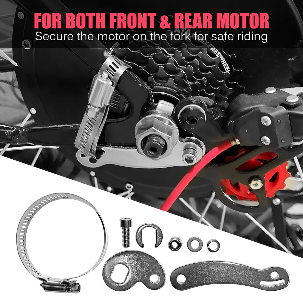 Front//rear wheel Torque Arm Part Tool For Electric Bike Hose clamp Kit Set