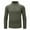 Army Green2, variant on Long Sleeve Shirts for Men Pullover Half Zip up Slim Fitted Stretch Sports Tops Lightweight Breathable Casual Tee Shirts