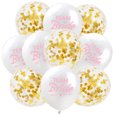 thumbnail image 1 of 10 globos de confeti de látex para despedida de soltera, decoración para despedida de soltera, suministros para despedida de soltera, boda, equipo de novia, 1 of 3