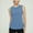 Blue, variant on Womens Tank Toos T-Shirt for Women Summer Crewneck Sleeveless Blouse Solid Color Trendy Slim Fit Tops Ladies Workout Tank Tee Blue M