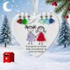 thumbnail image 5 of Corazón de cristal marino Amistad eterna Corazón de recuerdo Adorno de corazón de amistad para colgar Arte de cristal marino Para, 5 of 5